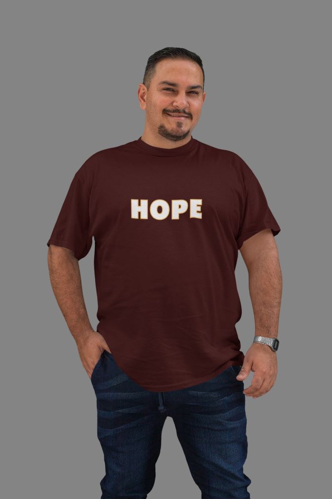 HOPE Plus Size T-Shirt for Men