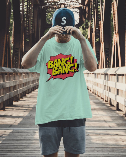 Bang Bang Oversized T-shirt for Men Mint