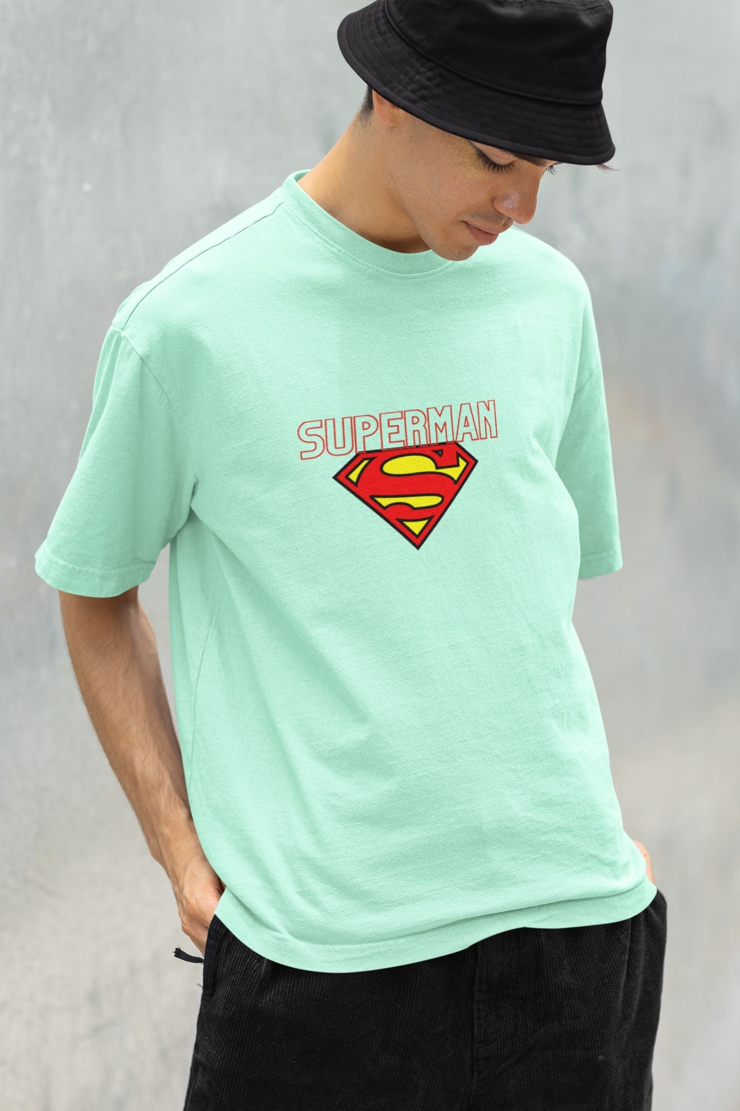 Superman Superhero Oversized T-shirt for Men