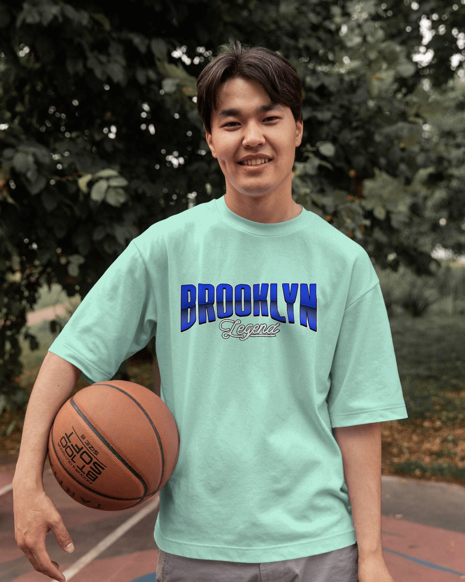 Brooklyn Oversized T-shirt for Men Mint