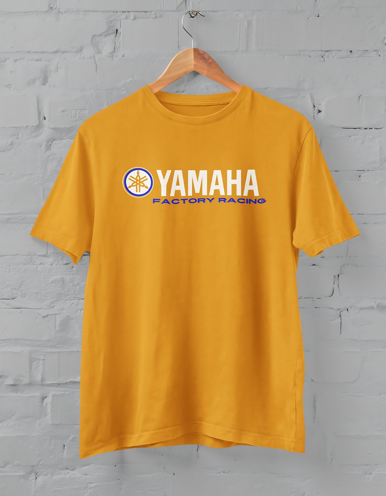 Yamaha Typography Half Sleeve T-Shirt for Men