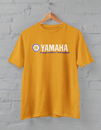 Yamaha Typography Half Sleeve T-Shirt for Men