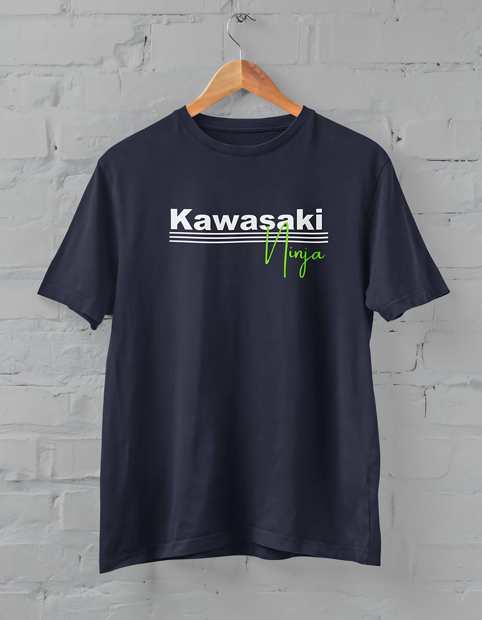 Kawasaki Ninja Typography Half Sleeve T-shirt for Men