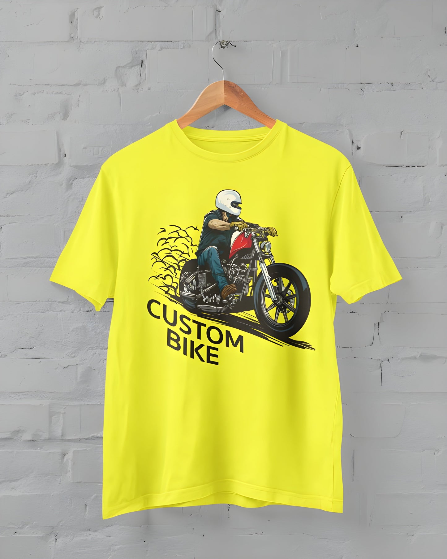 Custom Bike Half Sleeve T-shirt for Men