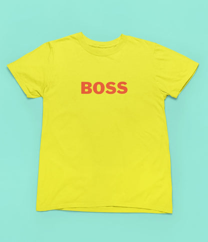 BOSS Kids T-shirt for Boy/Girl New Yellow