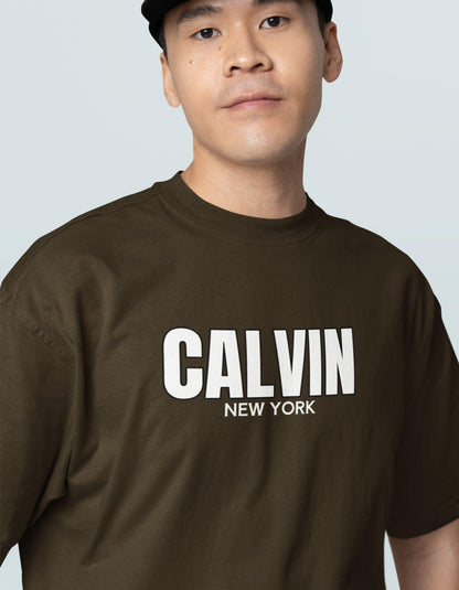 Calvin New York Typography Oversized T-shirt for Men