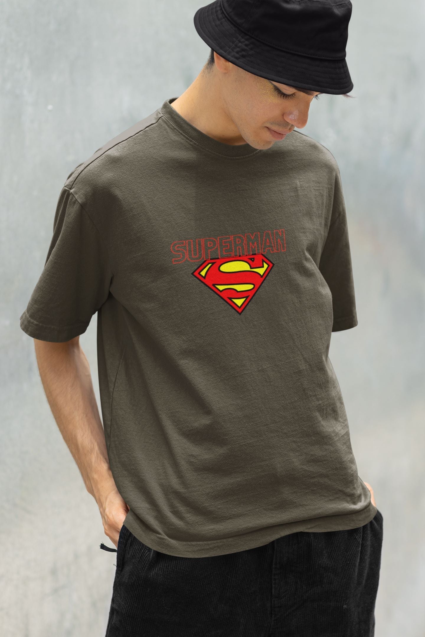 Superman Superhero Oversized T-shirt for Men