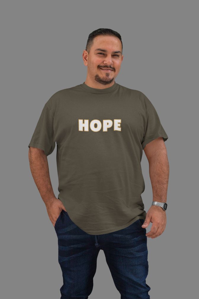 HOPE Plus Size T-Shirt for Men