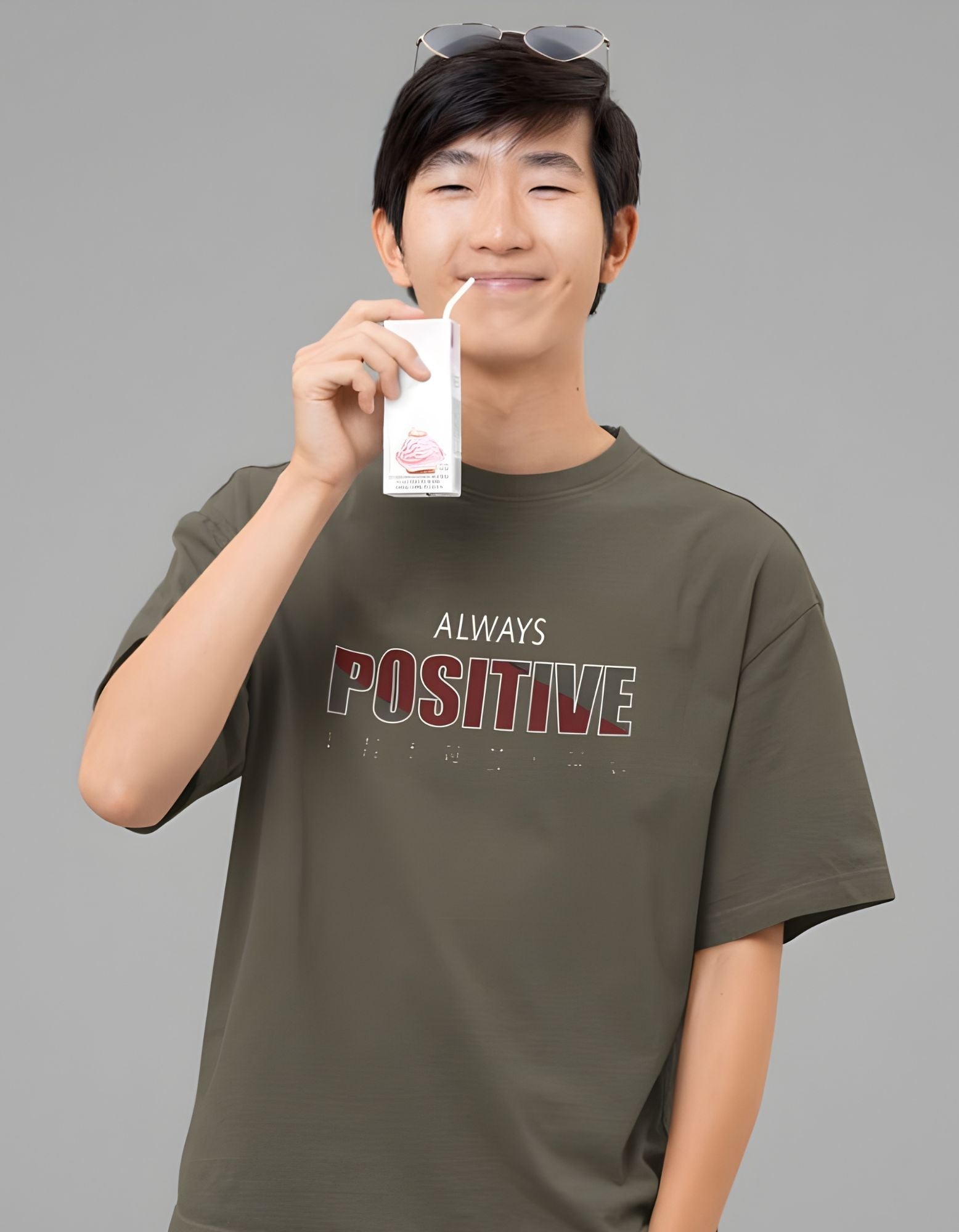 Always Positive Oversized T-shirt for Men