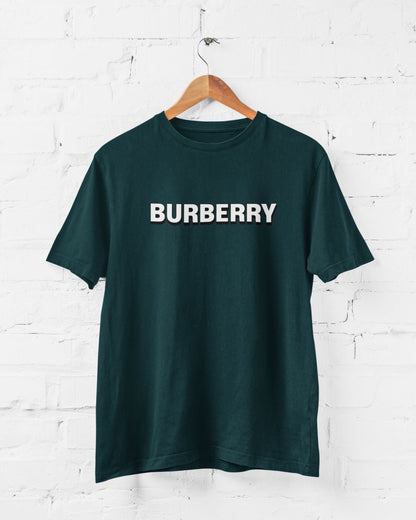 BurBerry Half Sleeve T-shirt for Men Petrol Blue