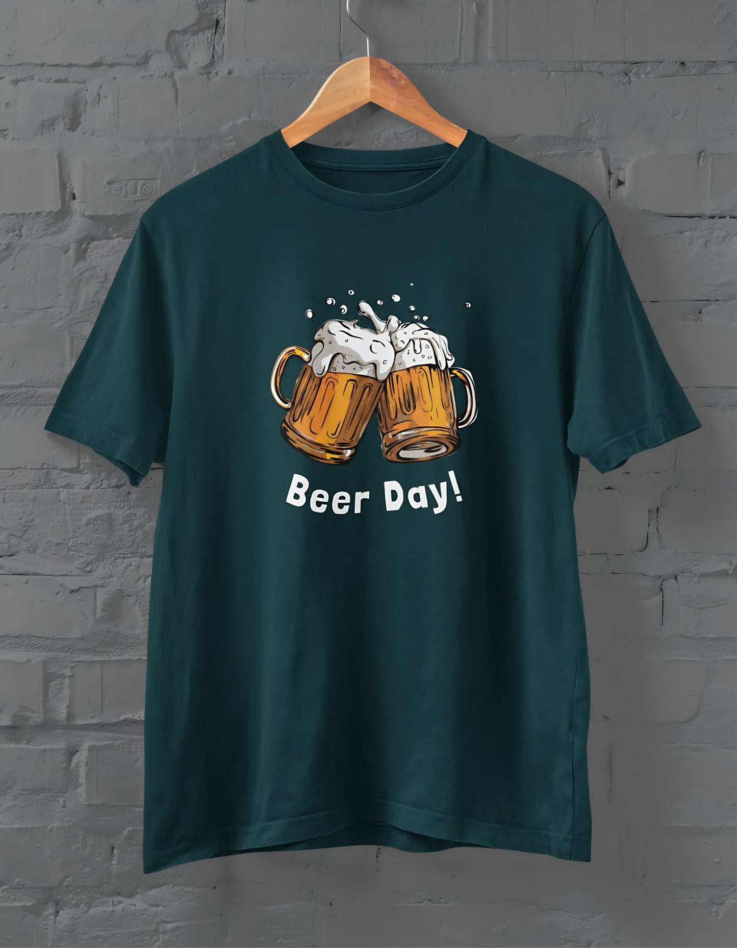 Beer Day Half Sleeve T-shirt for Men - ShosaQualiTees