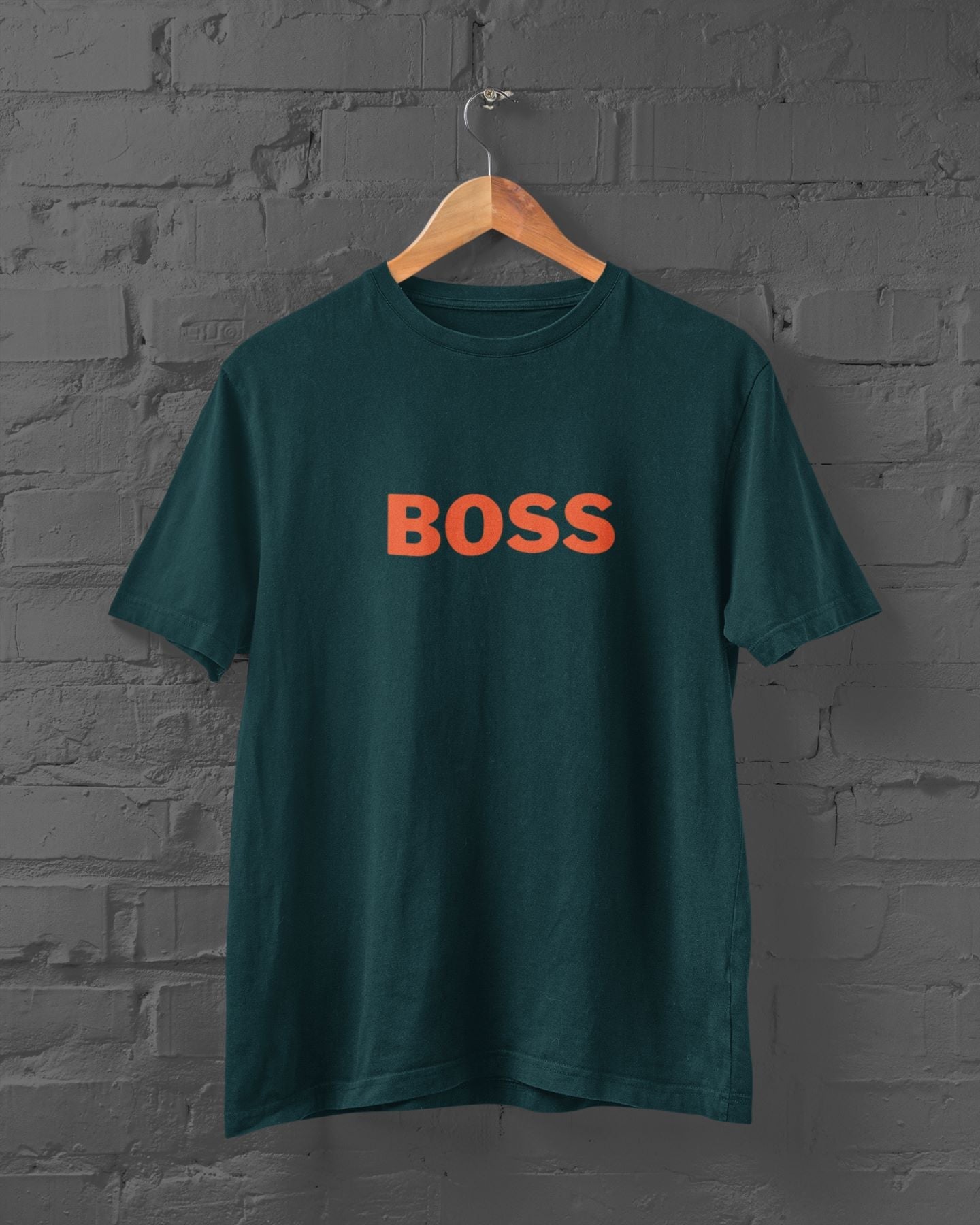 BOSS Half Sleeve T-shirt for Men Petrol Blue