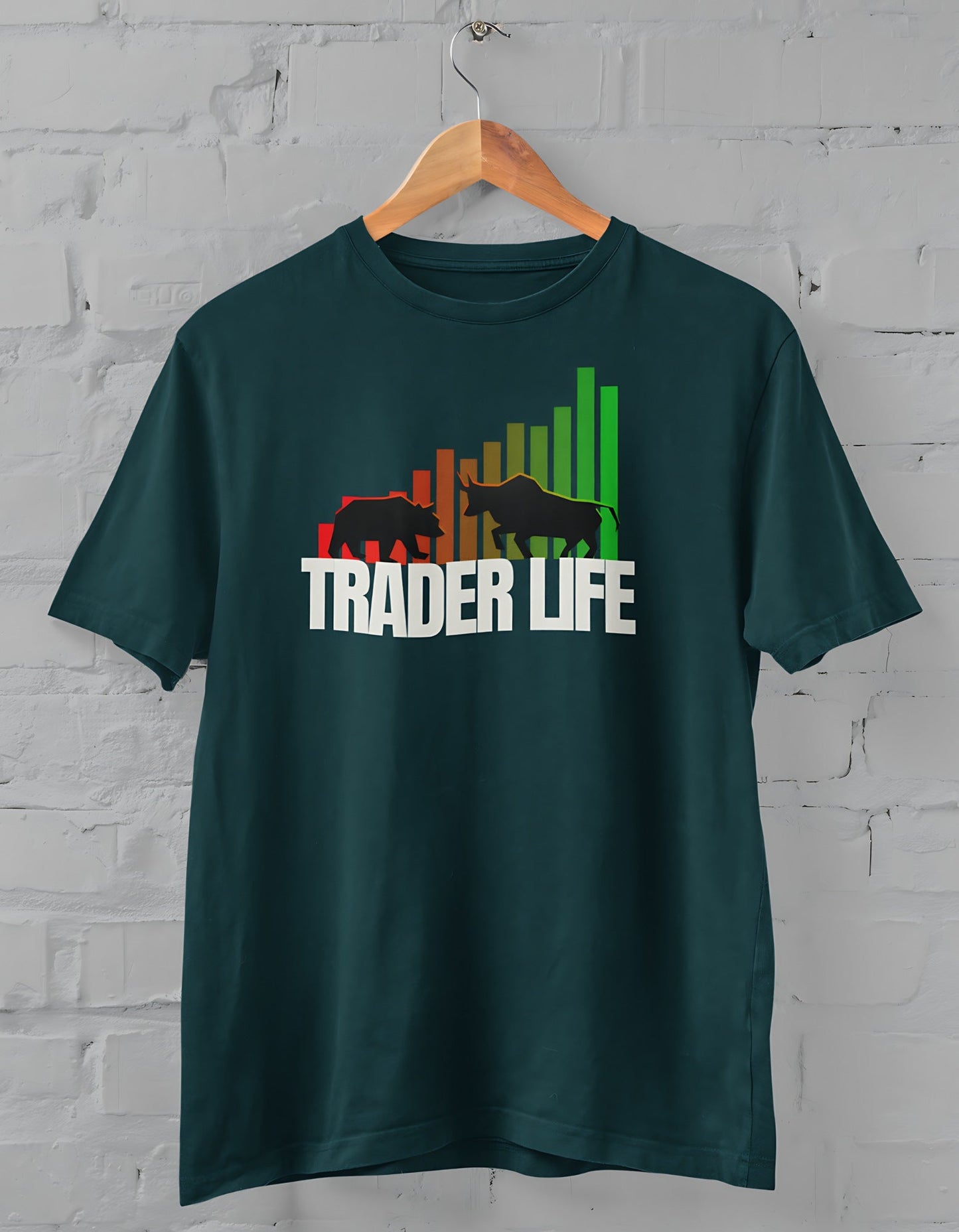 Trader Life Half Sleeve T-shirt for Men