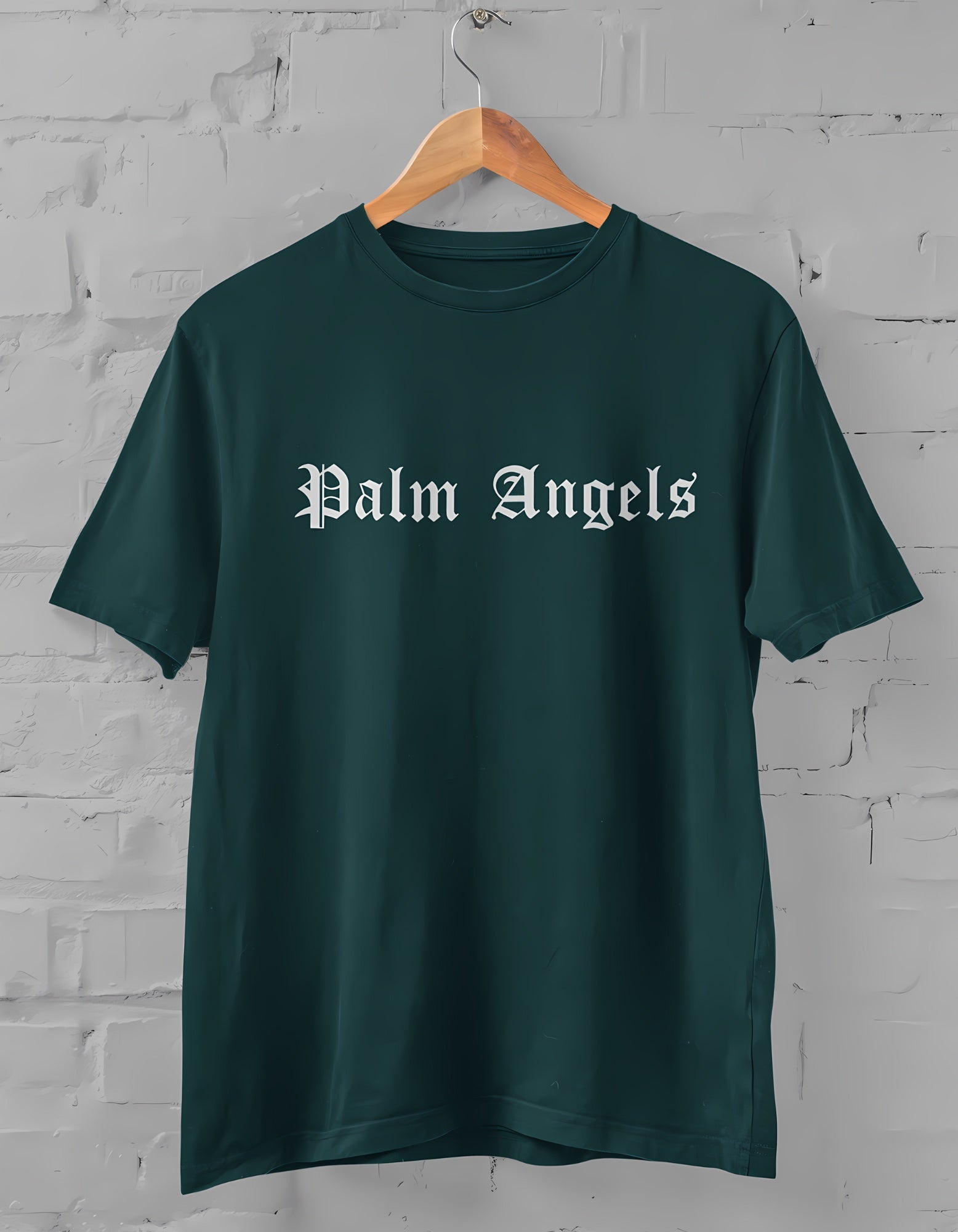 Palm Angels｜SHORT-SLEEVED ROUND NECK T-SHIRTS (PWAA064F Men's t-shirts with logo, graphics & monogram | Palm Angels®