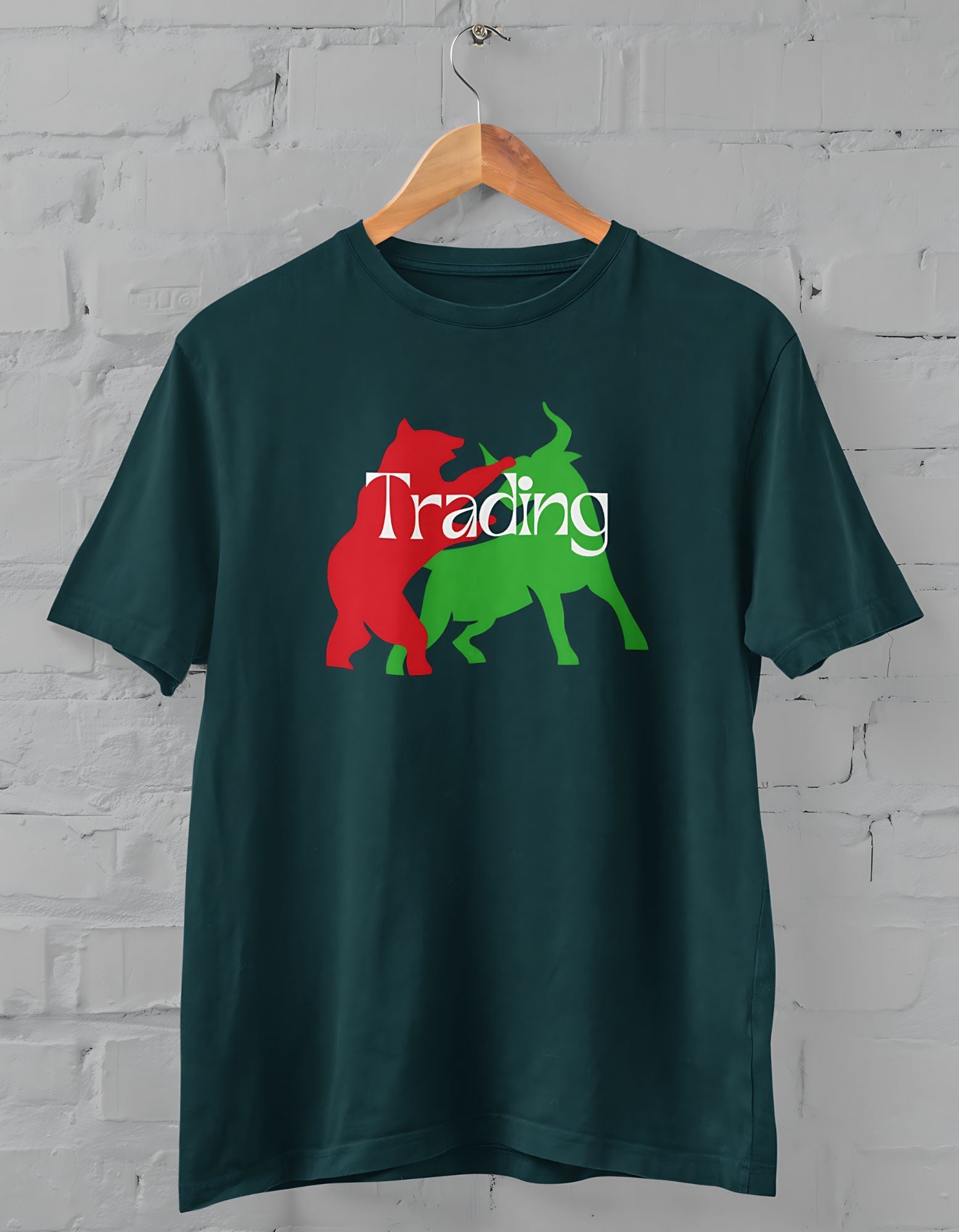 Trading Bull & Bear Half Sleeve T-shirt for Men