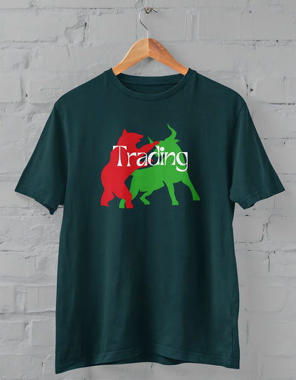 Trading Bull & Bear Half Sleeve T-shirt for Men