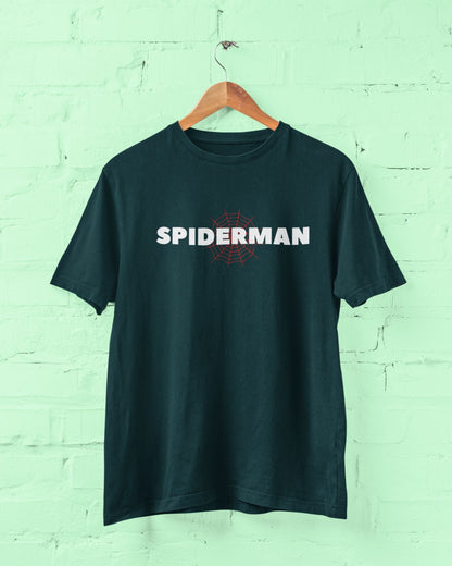 Spiderman T-Shirt for Men Petrol Blue