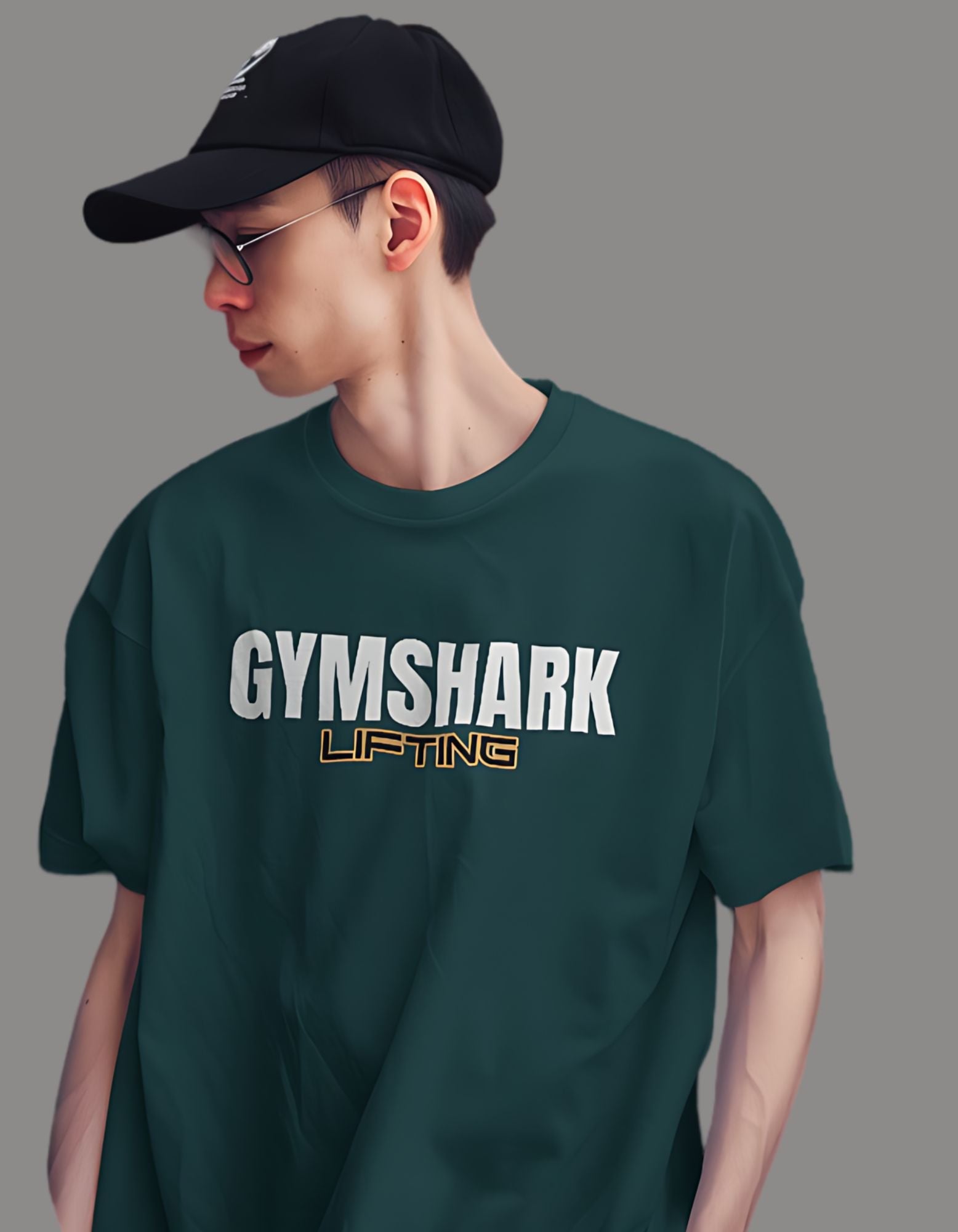 GYMSHARK Oversized T-shirt for Mens - ShosaQualiTees