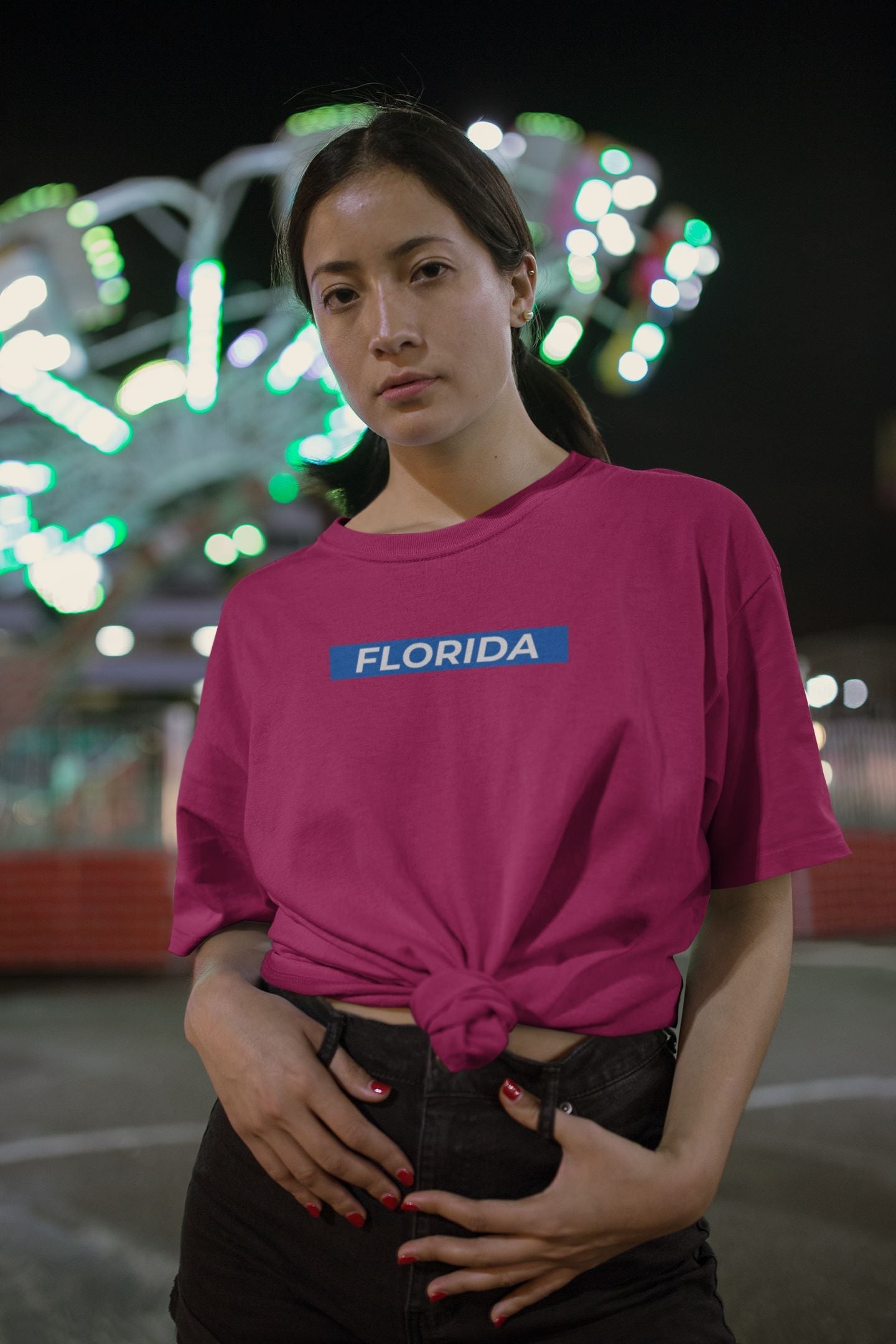 Florida Half Sleeve T-shirt for Women