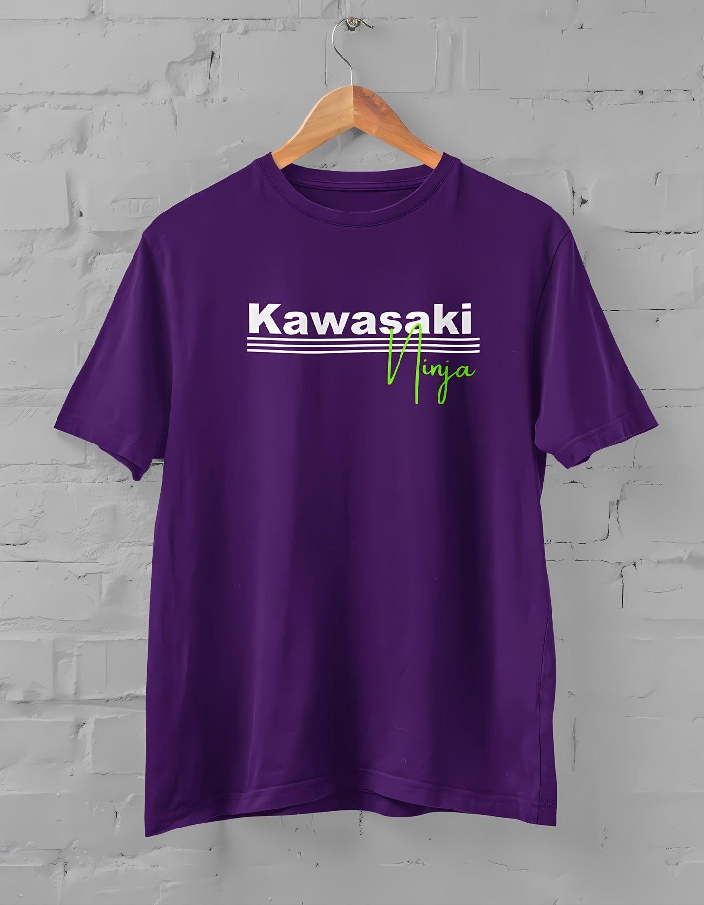 Kawasaki Ninja Typography Half Sleeve T-shirt for Men