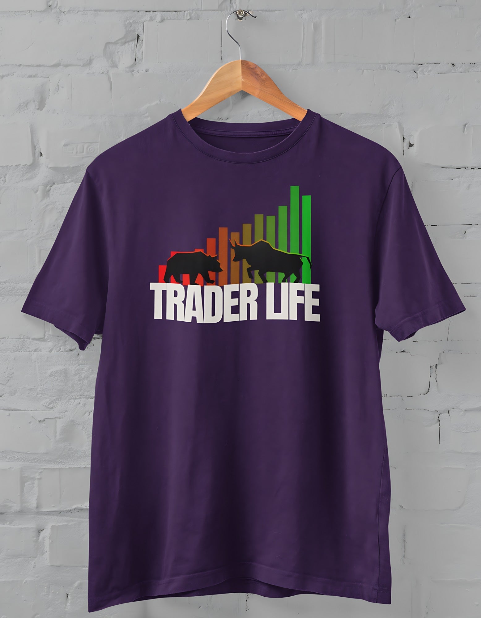 Trader Life Half Sleeve T-shirt for Men