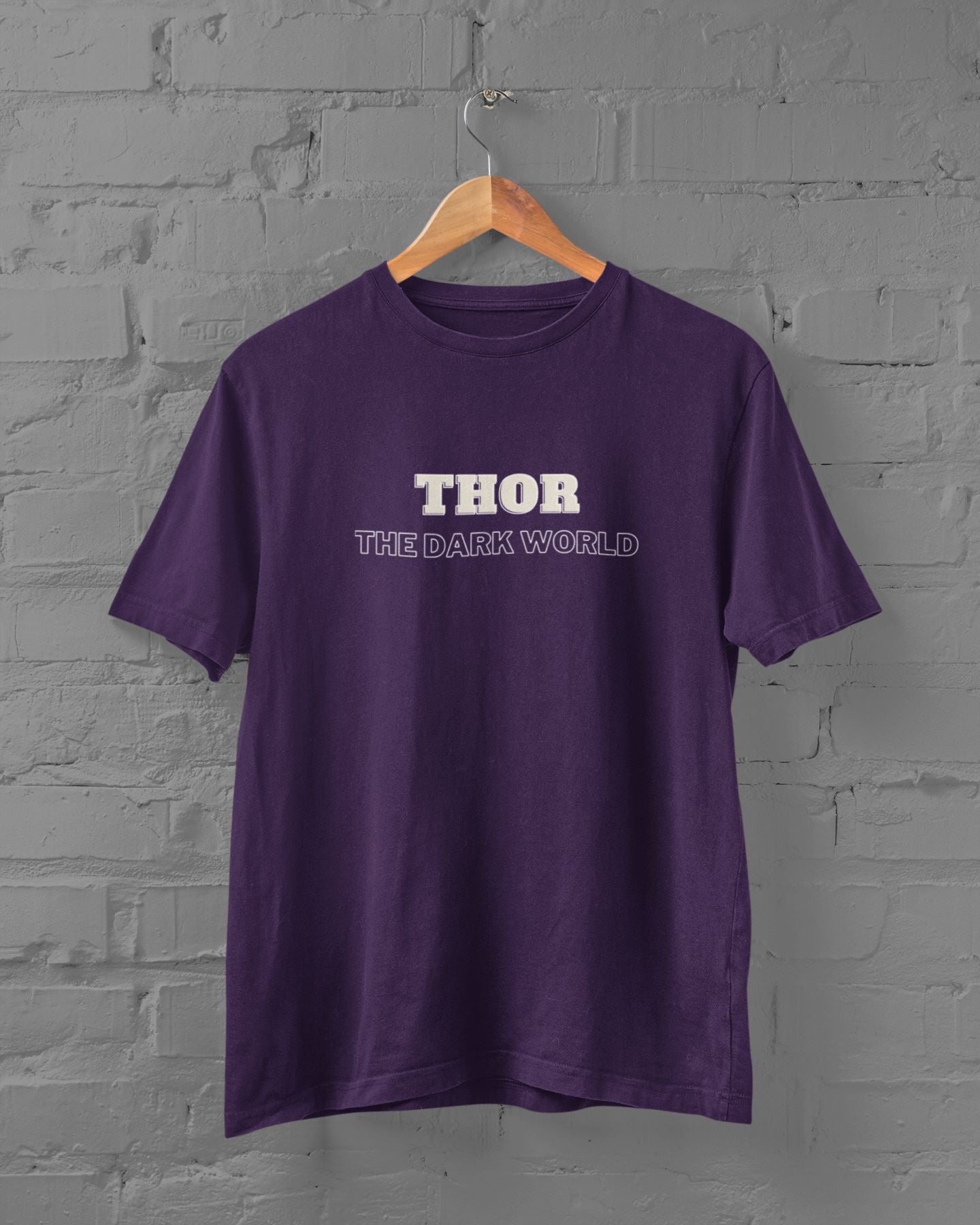 THOR The Dark World Half Sleeve T-shirt for Men/Women Purple