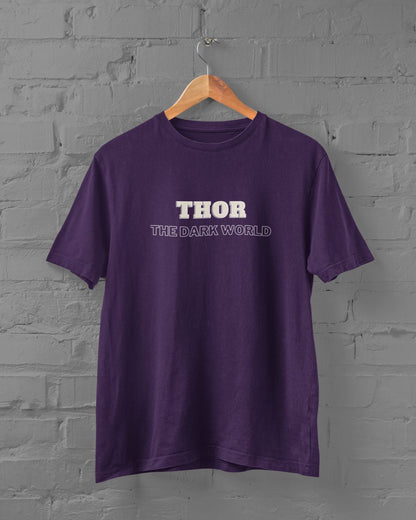 THOR The Dark World Half Sleeve T-shirt for Men/Women Purple