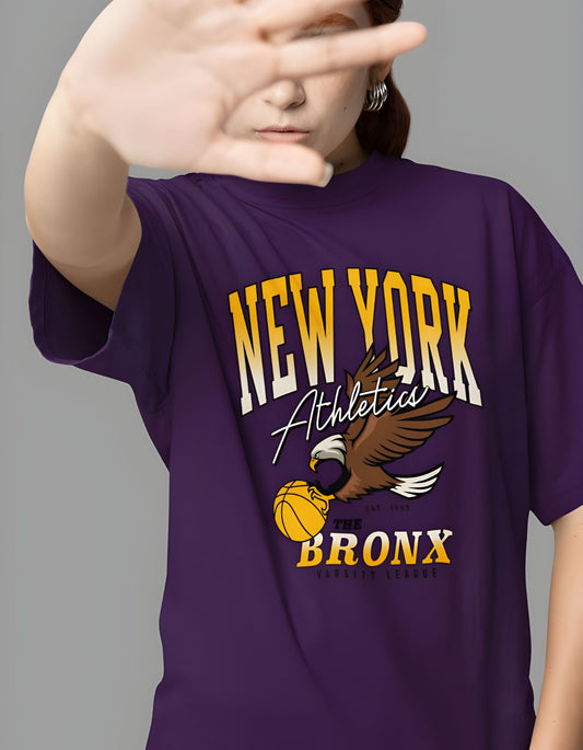 Eagle Varsity New York Oversized Tshirt For Women