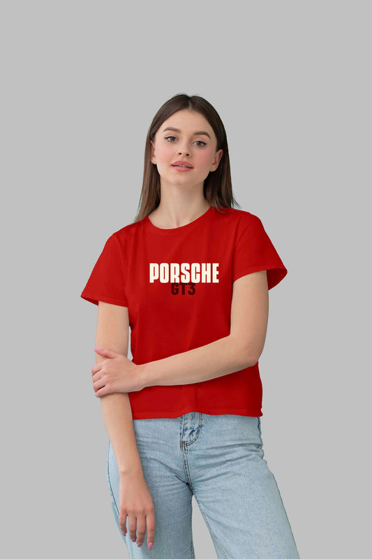 Porsche GT3 Half Sleeve T-shirt for Women