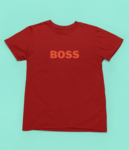 BOSS Kids T-shirt for Boy/Girl Red