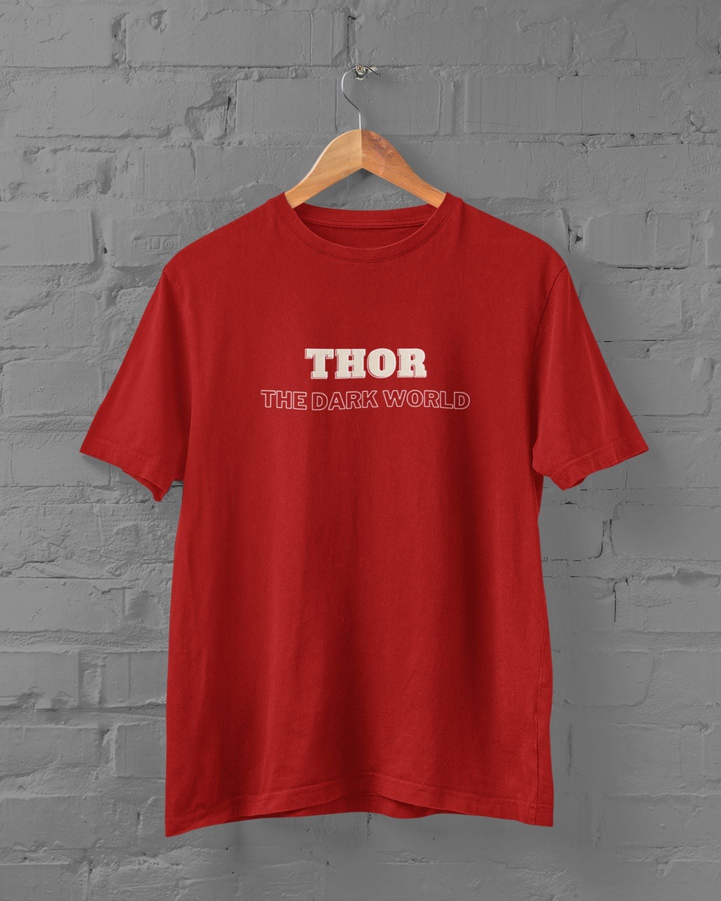 THOR The Dark World Half Sleeve T-shirt for Men/Women Red