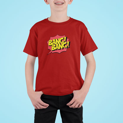 Bang Bang Kid's T-shirt for Boy/Girl Red