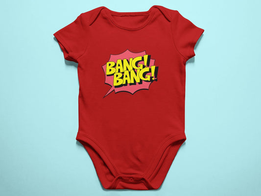 Bang Bang Kid's Romper for Baby Boy/Girl Red