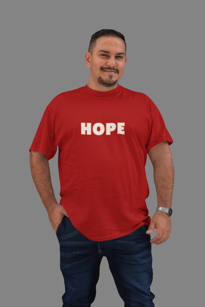 HOPE Plus Size T-Shirt for Men