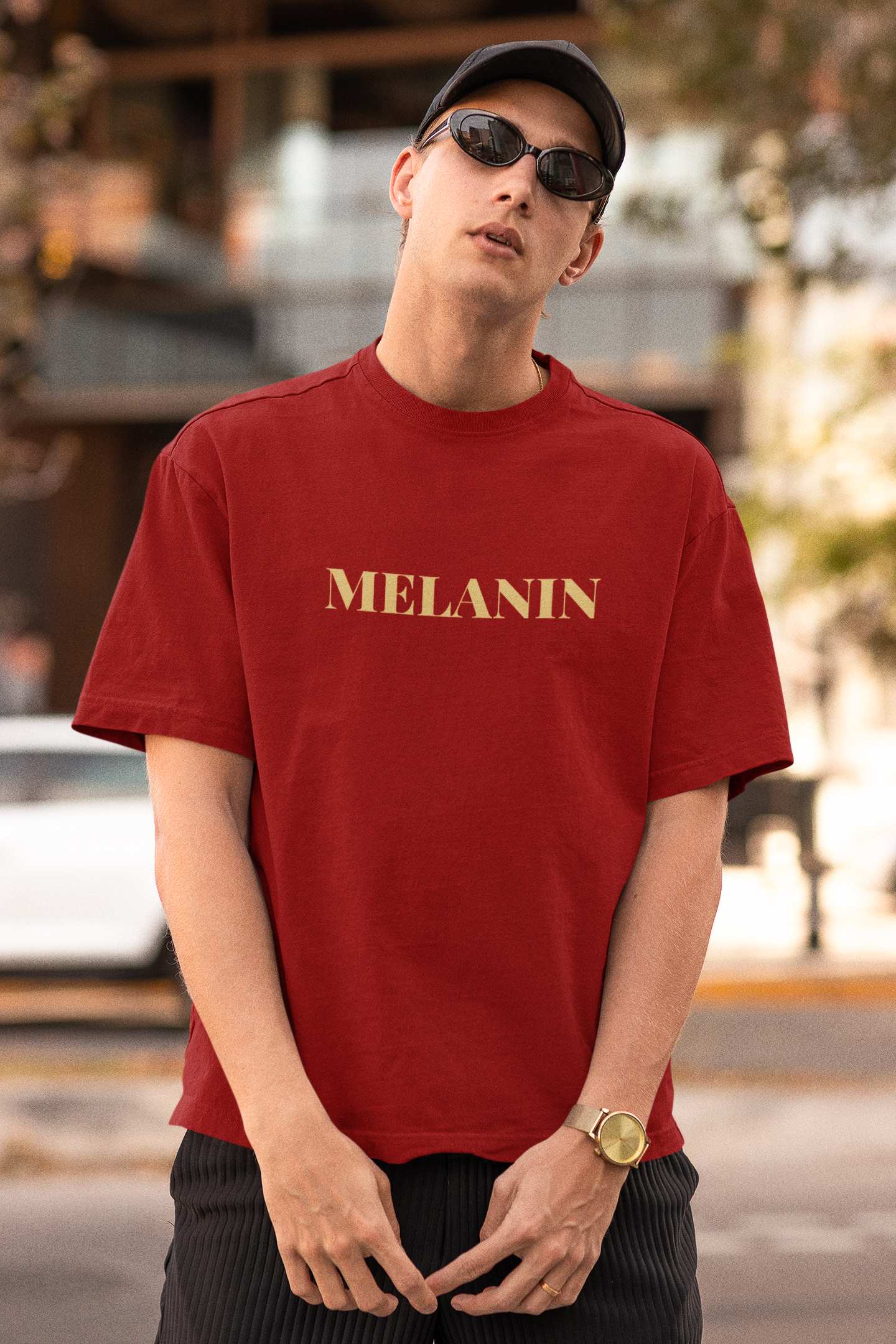 Melanin Oversized T-shirt for Men