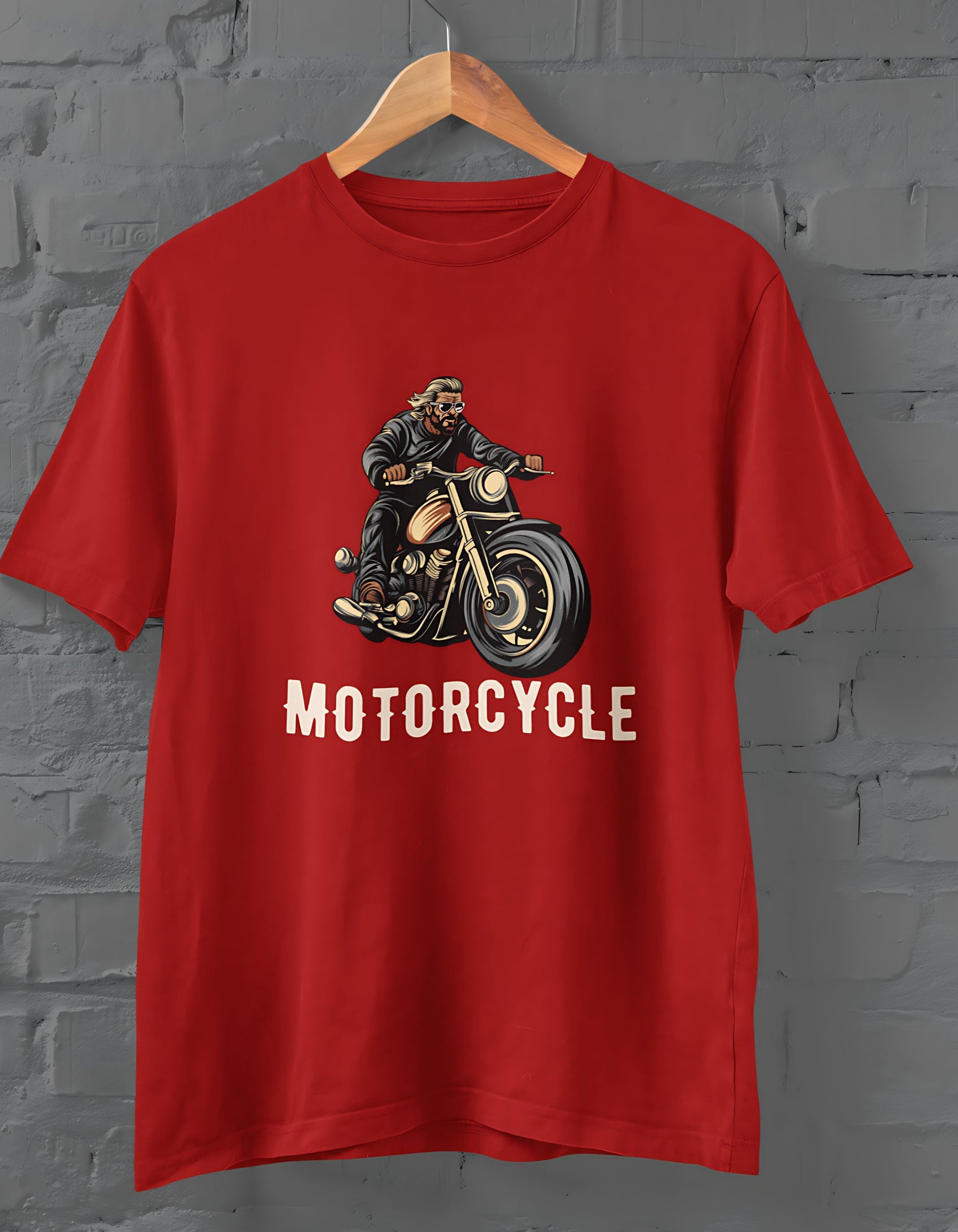 Motorcycle Half Sleeve T-shirt for Men