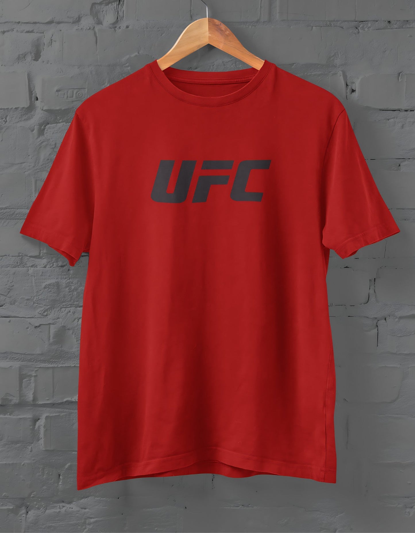 UFC Black Half Sleeves T-shirt For Men - ShosaQualiTees