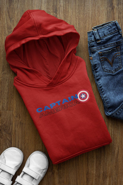 Captain America Red Kid's Hoodie