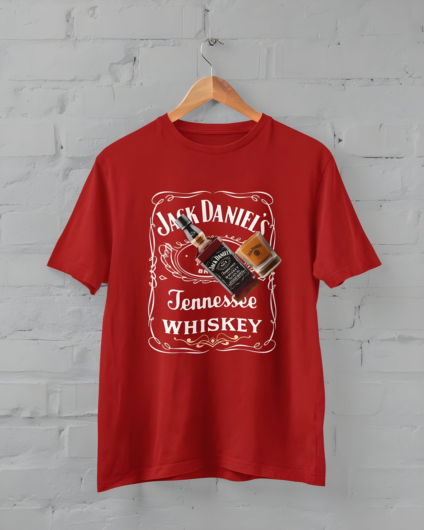 Jack Daniels Half Sleeve T-Shirt for Men