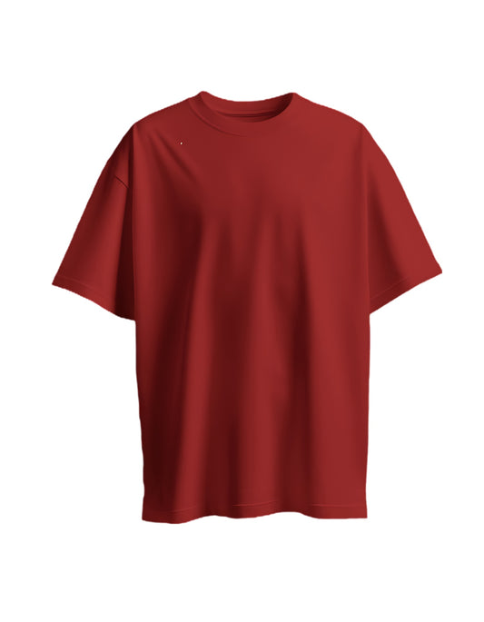Red Unisex Oversized T-shirt