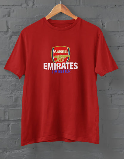 Arsenal Emirates Fly Better T-Shirt for Men Red