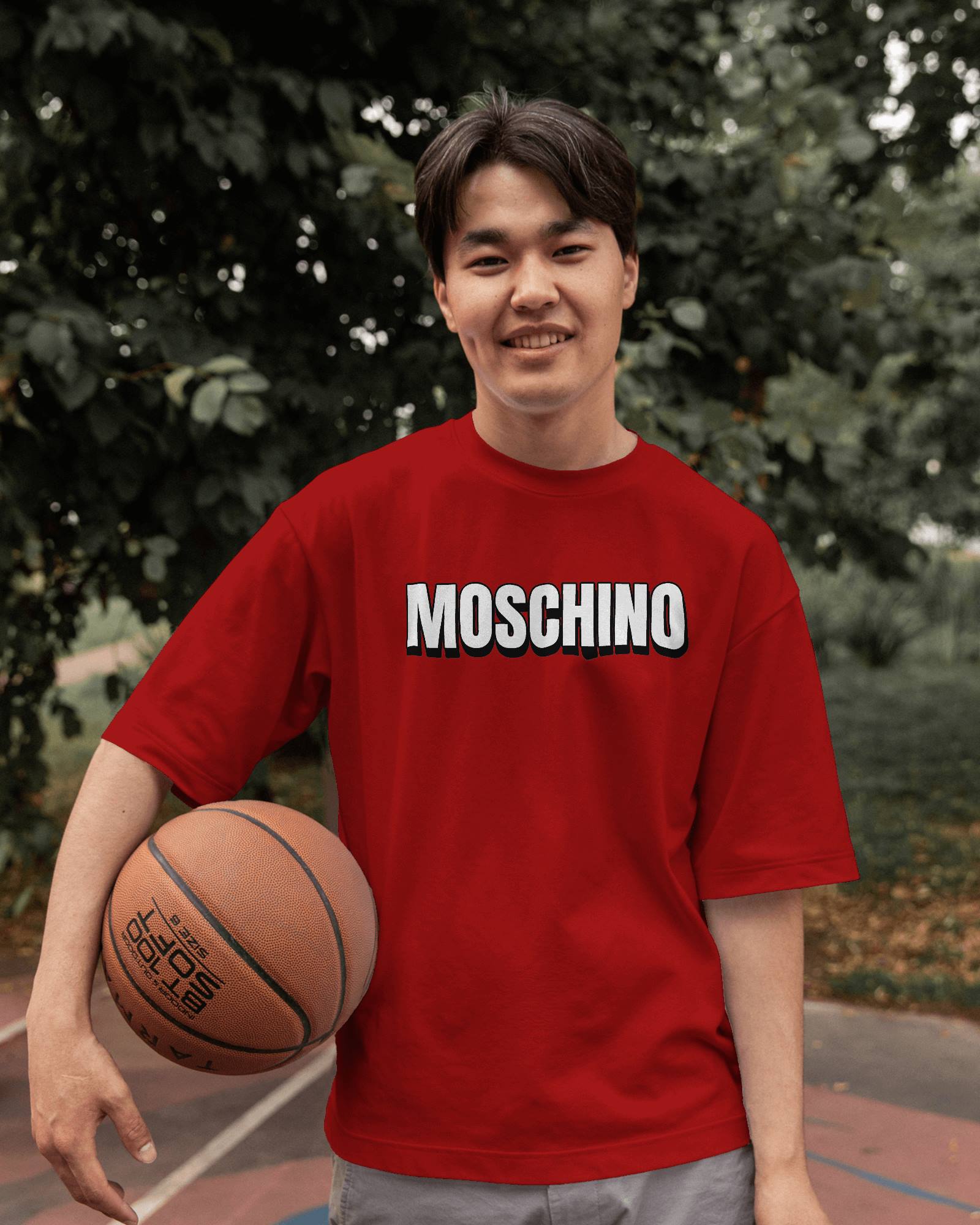 MOSCHINO Oversized T-shirt for Men