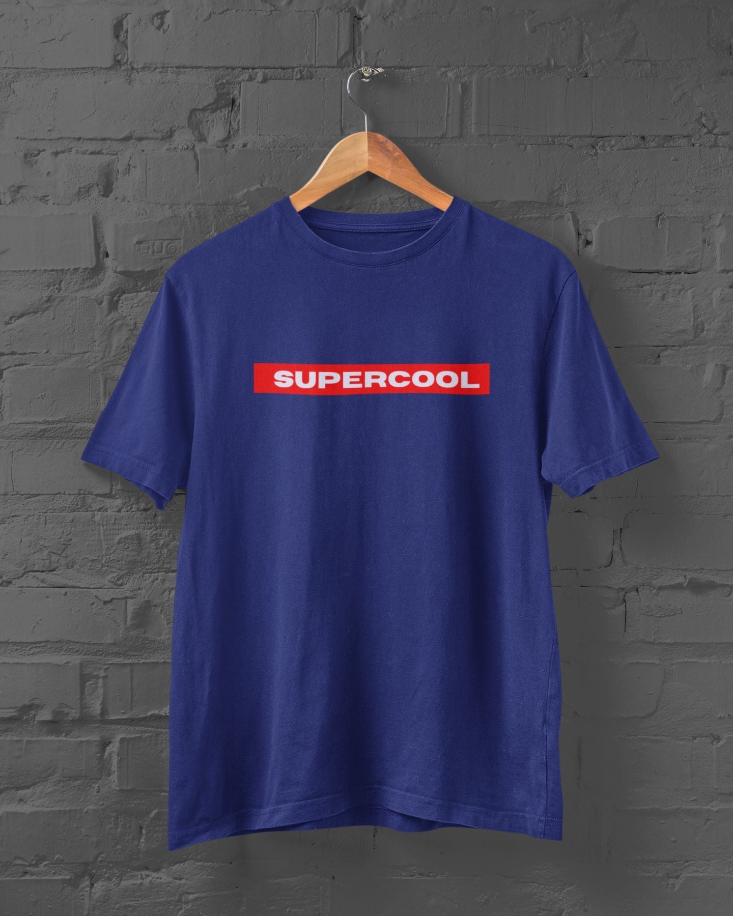 Supercool Half Sleeve T-shirt for Men Royal Blue