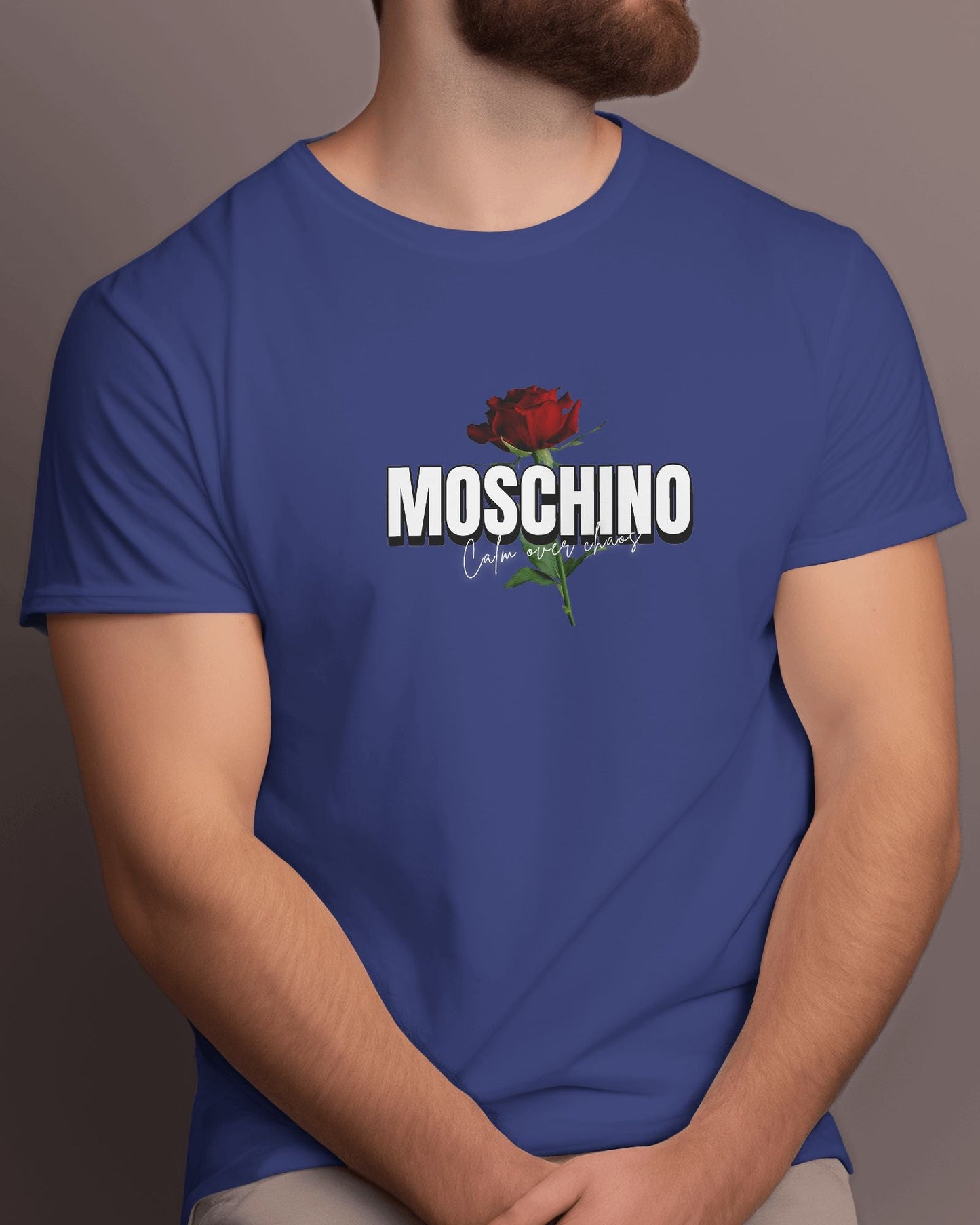 MOSCHINO Half Sleeve T-shirt for Men