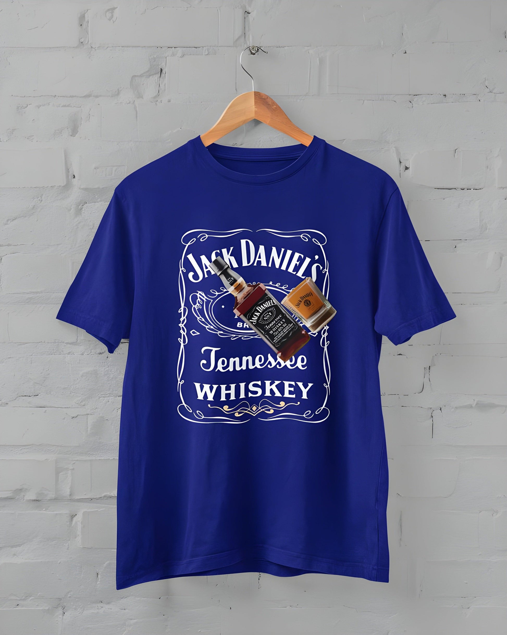 Jack Daniels Half Sleeve T-Shirt for Men