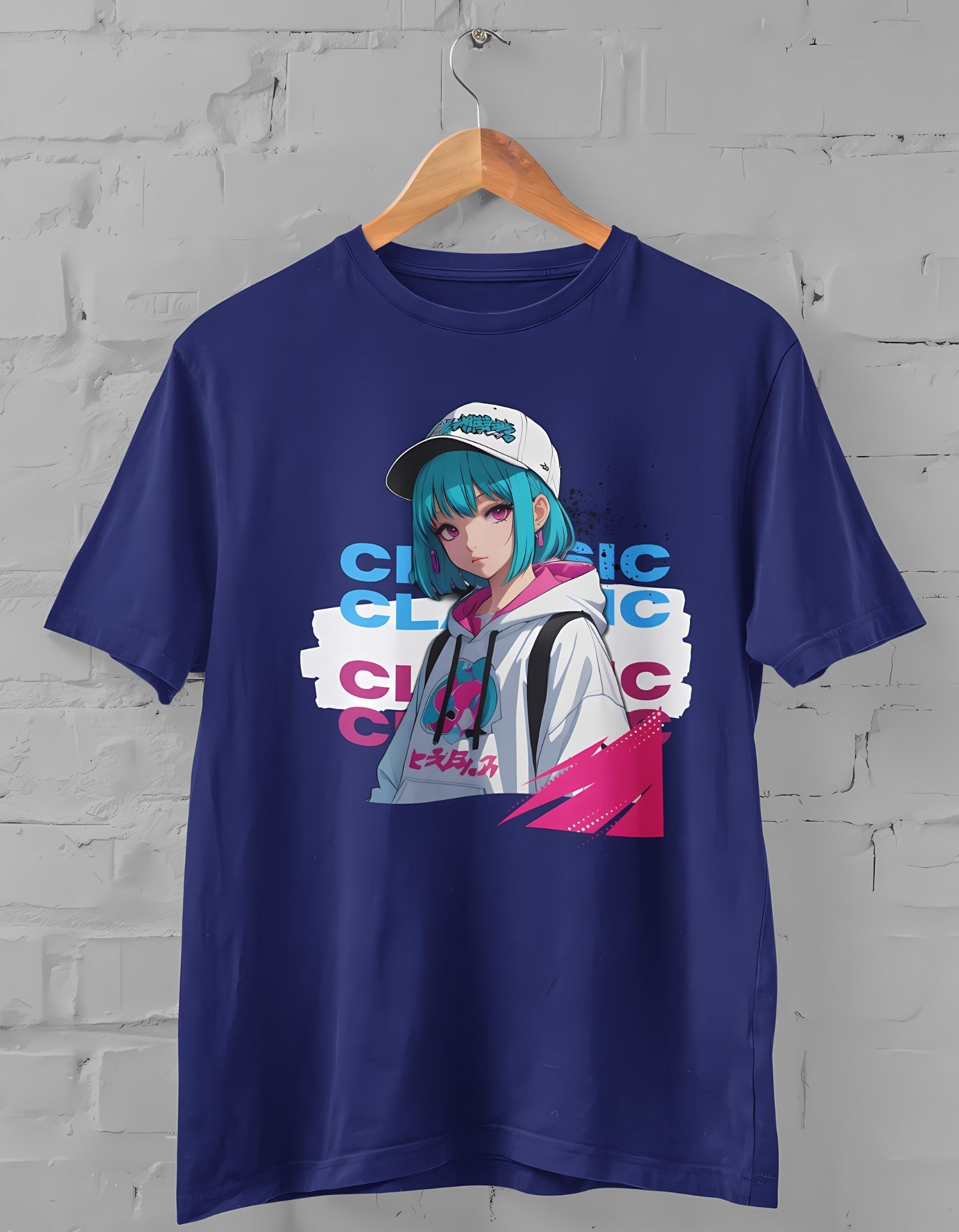 Anime Classic Streetwear Half Sleeve T-Shirt for Men