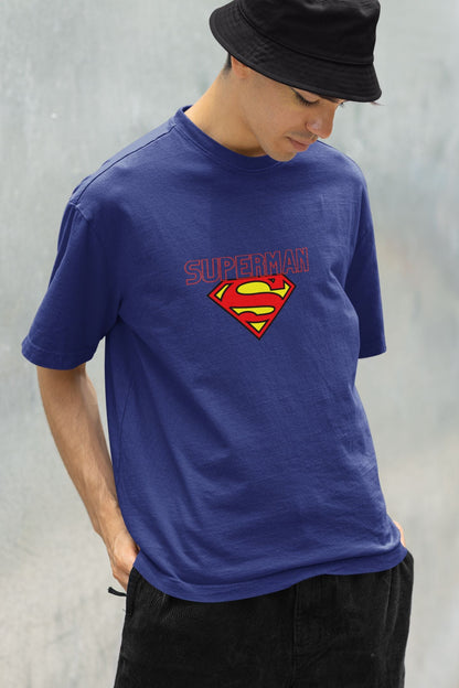 Superman Superhero Oversized T-shirt for Men