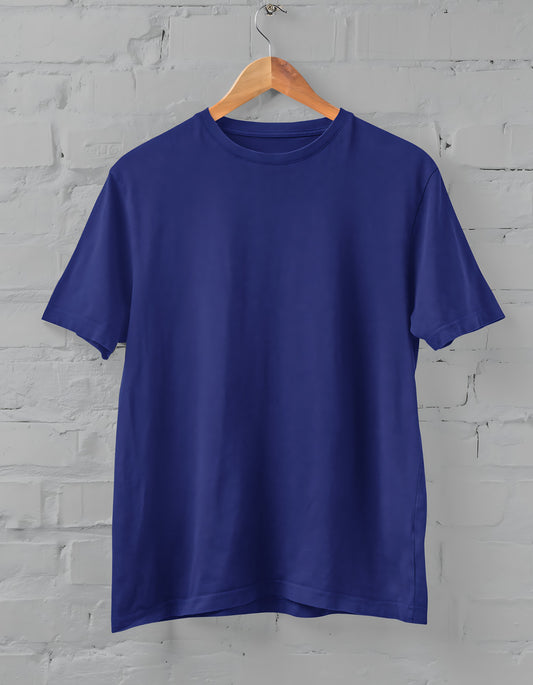 Royal Blue Half Sleeve T-shirt for Men