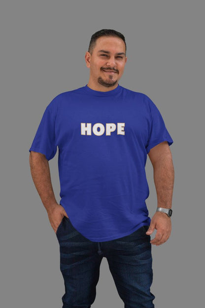 HOPE Plus Size T-Shirt for Men