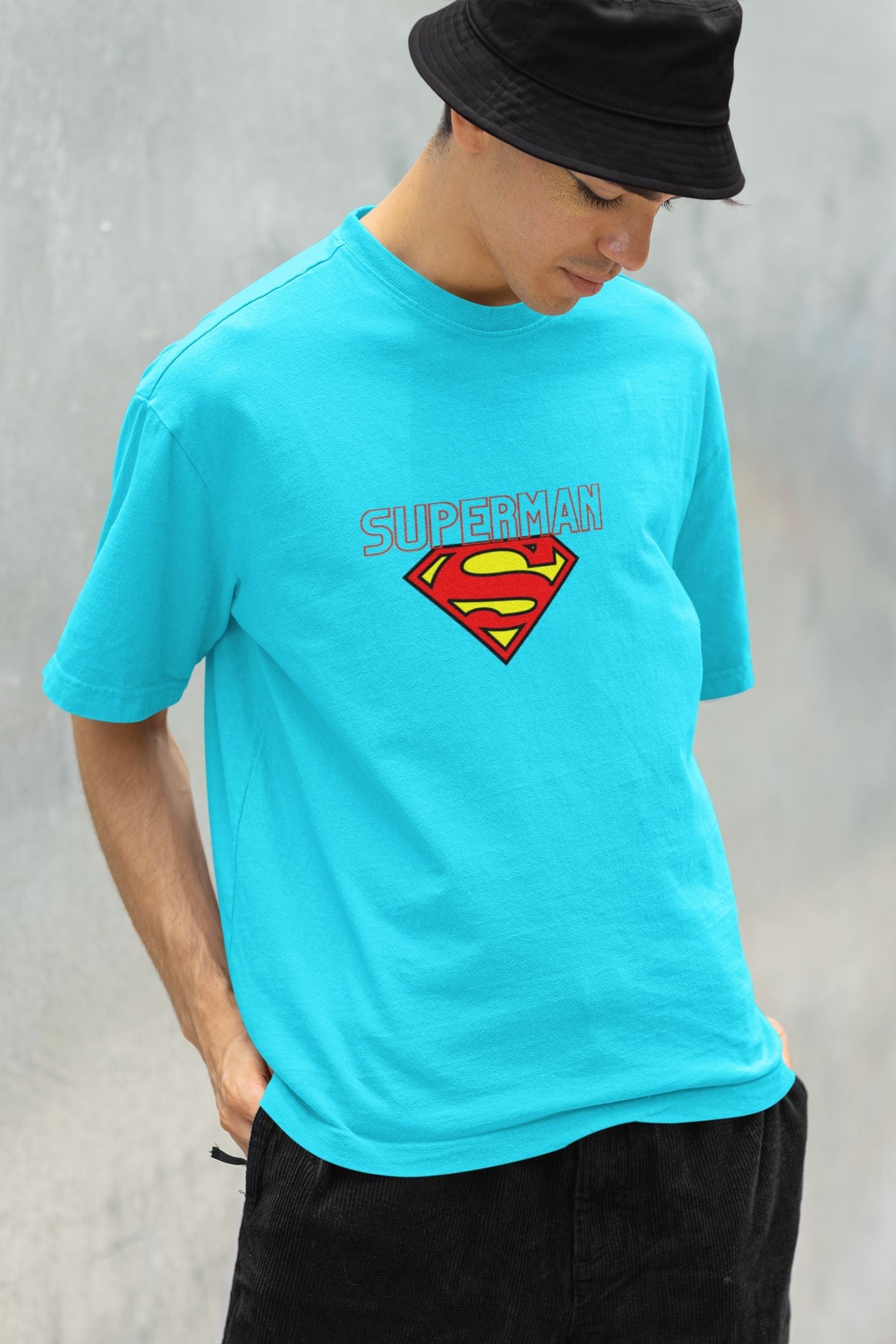 Superman Superhero Oversized T-shirt for Men